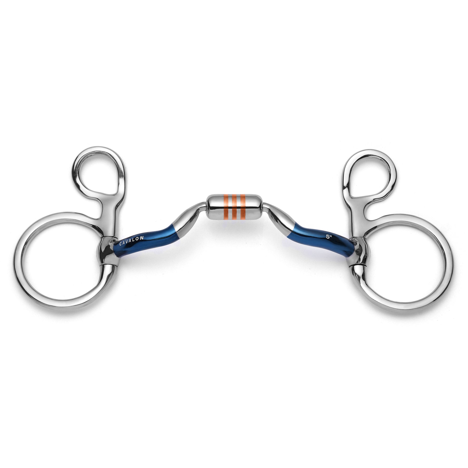 Cavalon Baucher Low Port Capsule Sweet Iron Snaffle Bit