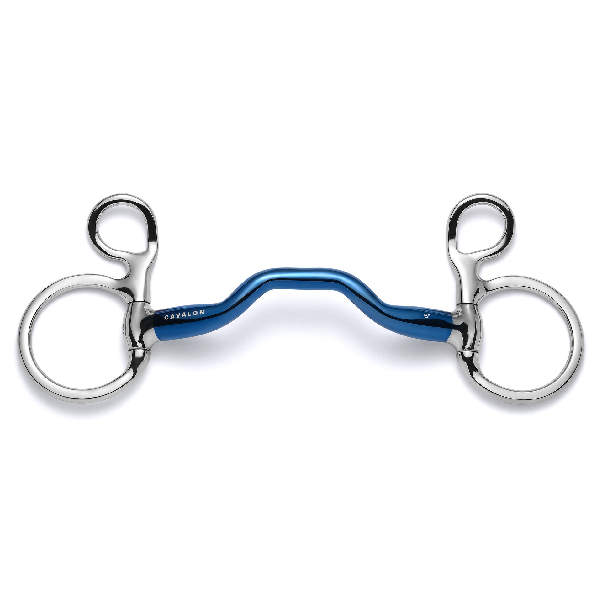 Cavalon Baucher Low Port Mullen Sweet Iron Snaffle Bit