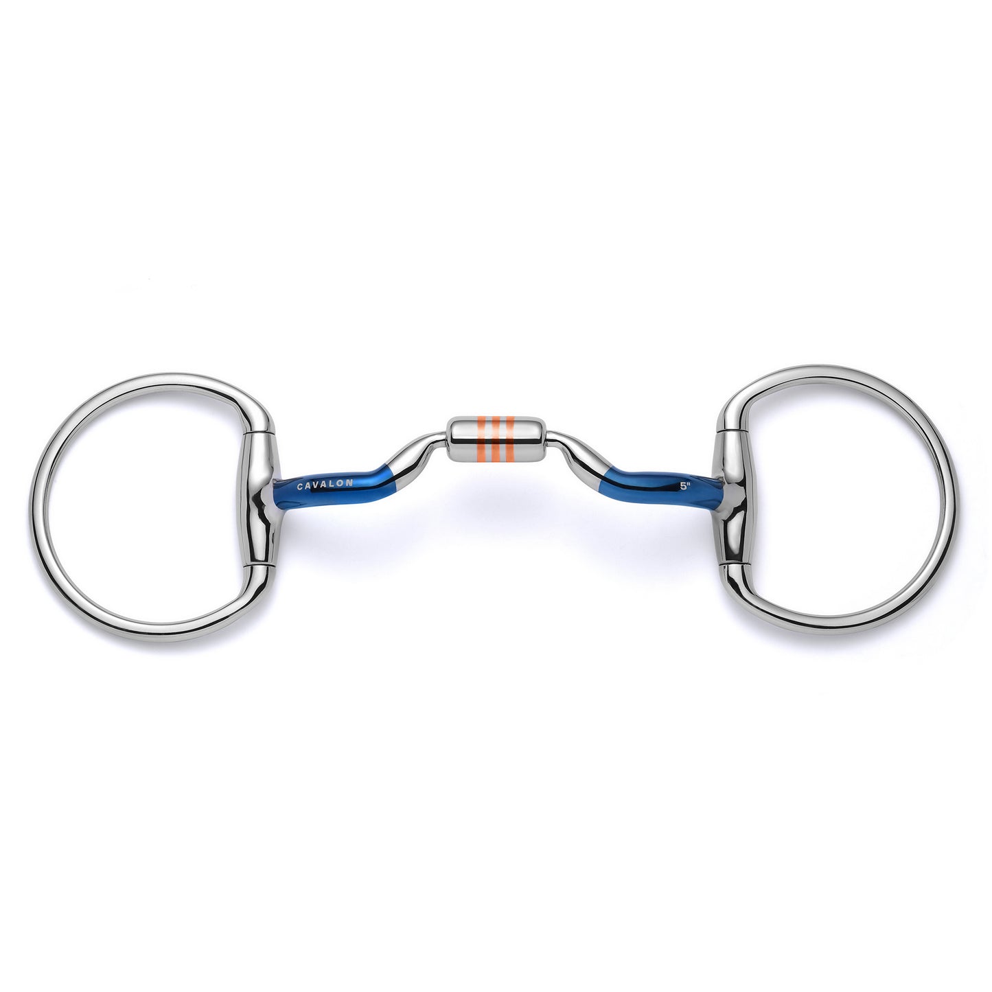 Cavalon Eggbutt Low Port Capsule Sweet Iron Snaffle Bit