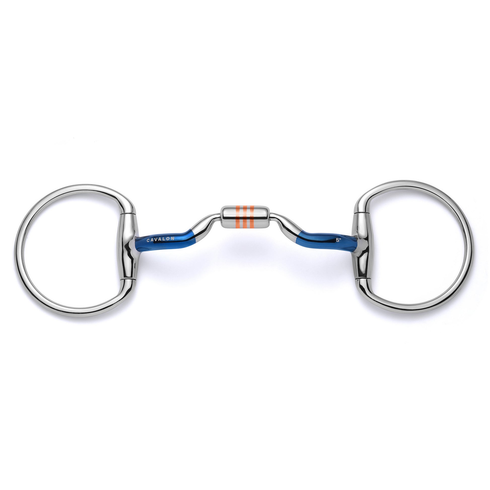 Cavalon Eggbutt Low Port Capsule Sweet Iron Snaffle Bit