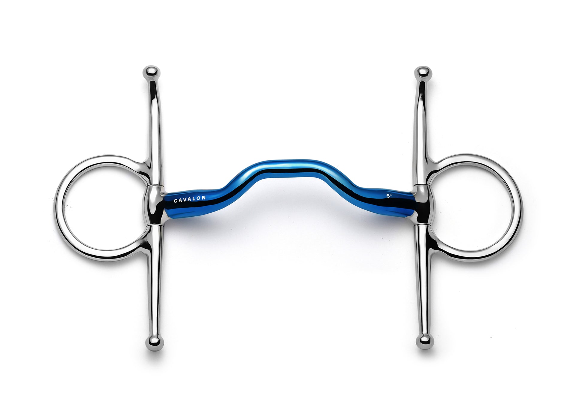 Full Cheek Low Port Mullen Sweet Iron Snaffle - Cavalon