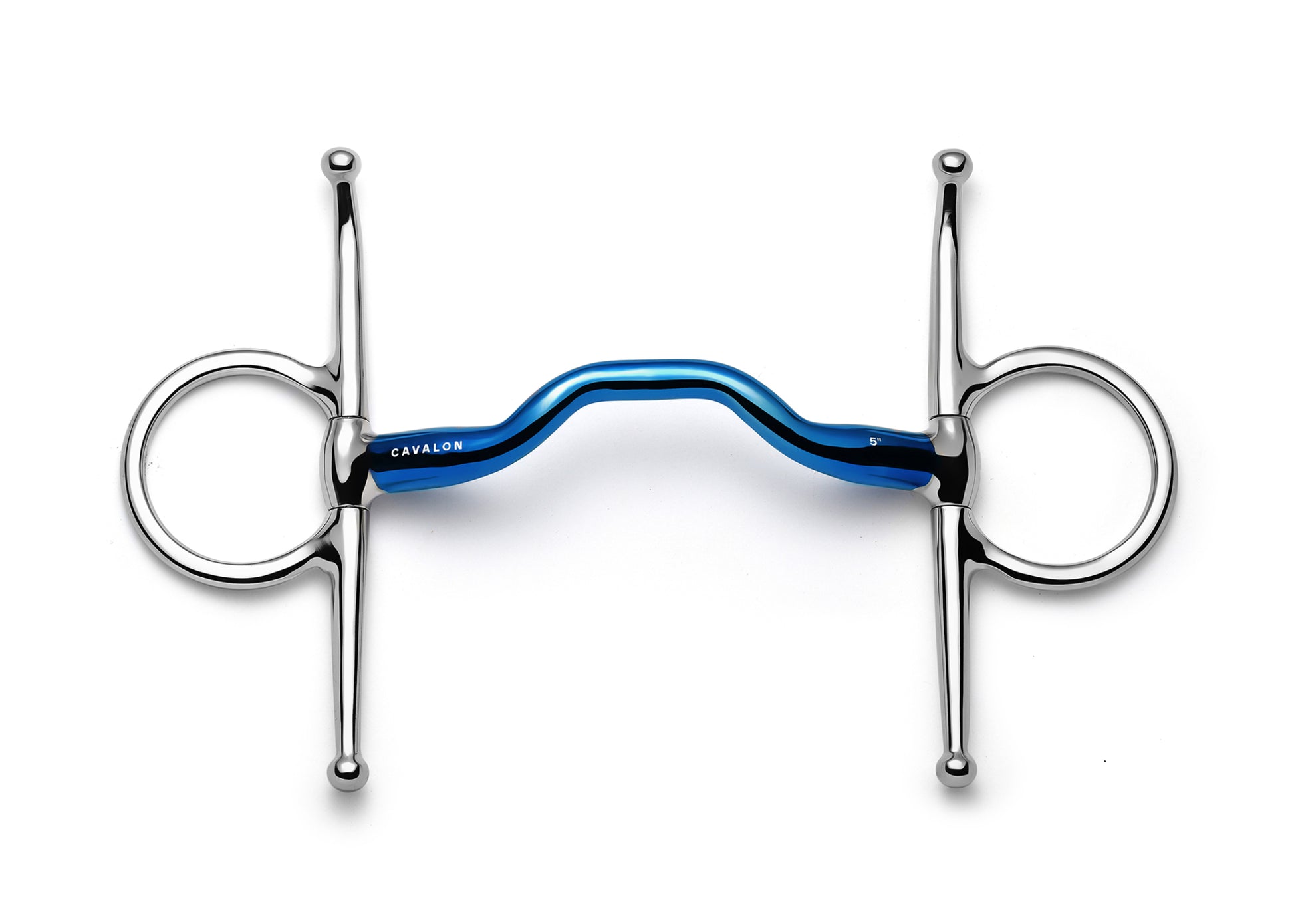 Full Cheek Low Port Mullen Sweet Iron Snaffle - Cavalon