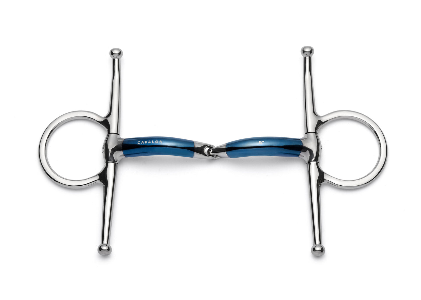 Full Cheek Locking Single Joint Sweet Iron Snaffle - Cavalon