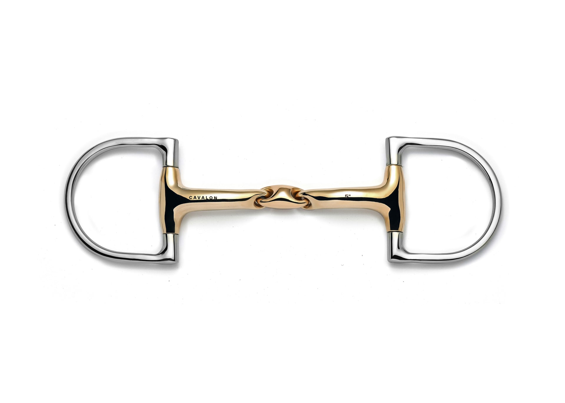 Hunter D-Ring Lozenge Savor Gold Snaffle - Cavalon