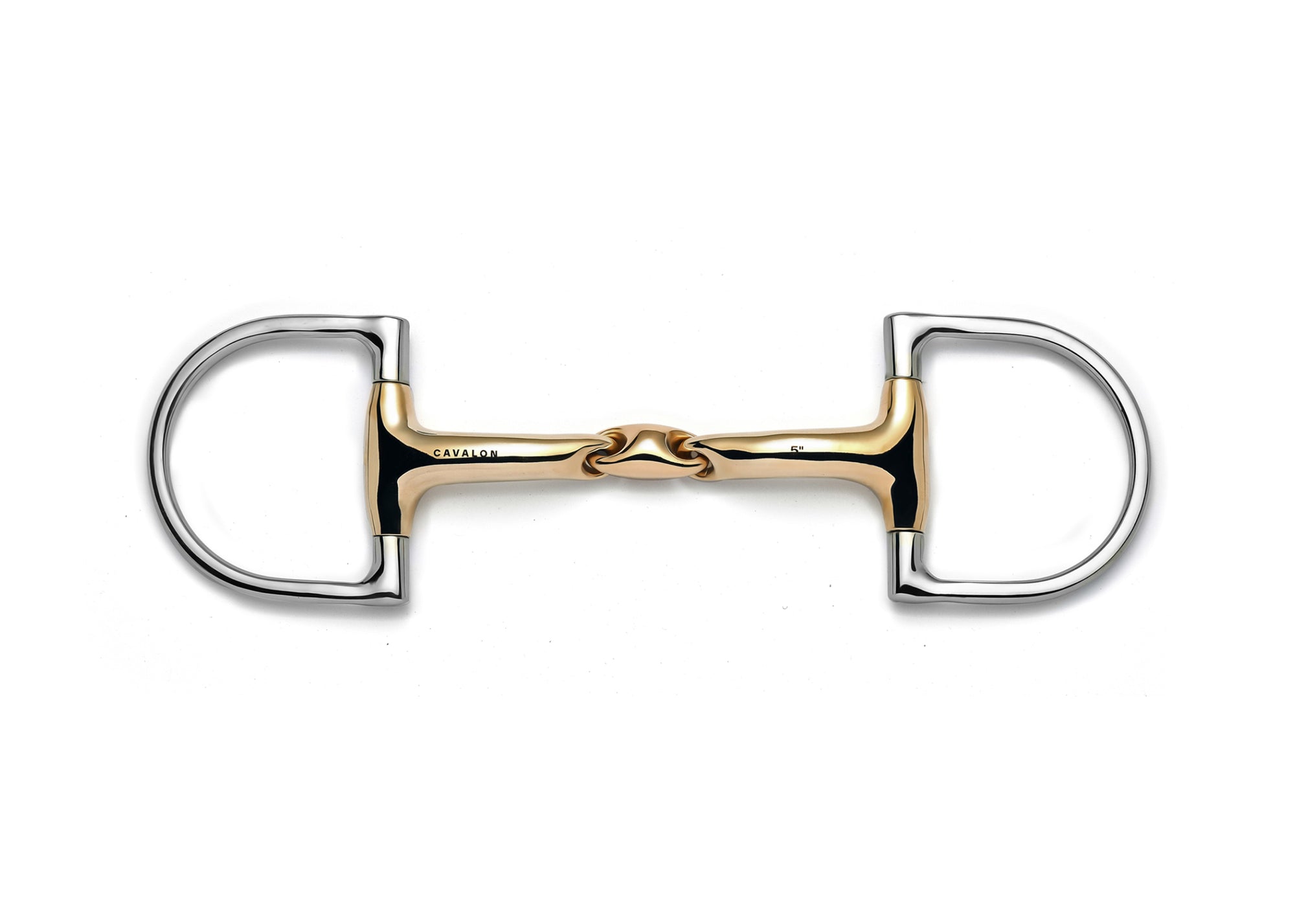 Hunter D-Ring Lozenge Savor Gold Snaffle