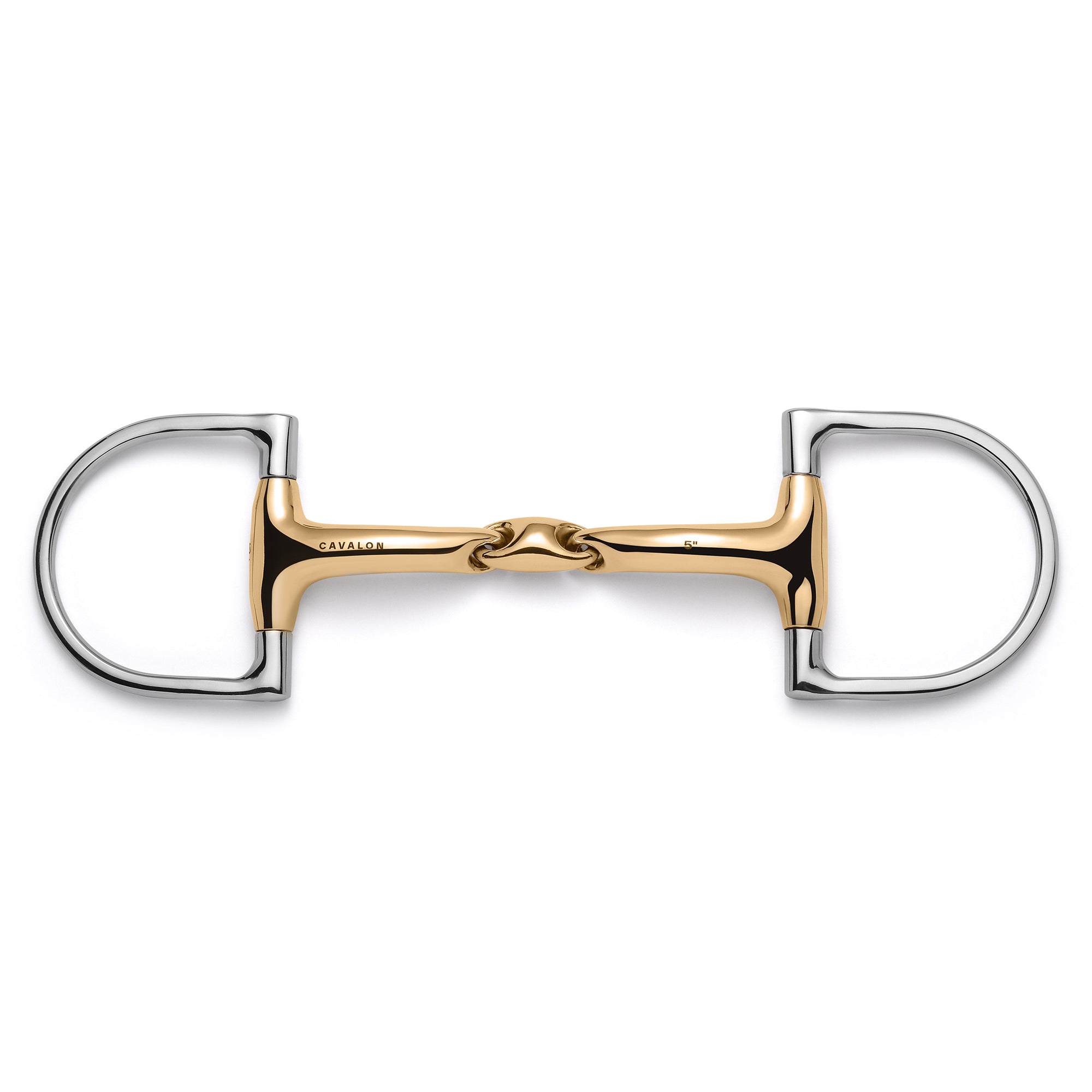 Hunter D-Ring Lozenge Savor Gold Snaffle