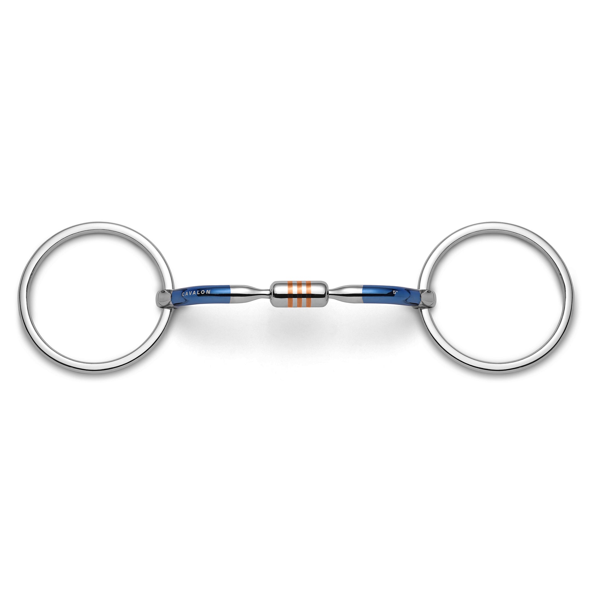 Cavalon Loose Ring Capsule Sweet Iron Snaffle Bit