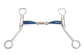 Cavalon Western Shank Blue Sweet Iron with Copper Inlaid Lozenge Link