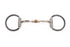 Cavalon Western Dotted Cheeks Comfort Snaffle Bit with Copper Rollers